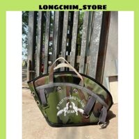 Túi vận chuyển gà, túi đựng gà cao cấp có khoá kéo và dây đeo vải rằn ri giỏ đựng gà chọi giá rẻ