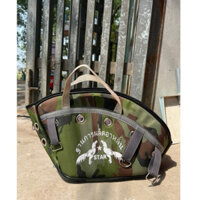 Túi vận chuyển gà, túi đựng gà cao cấp có khoá kéo và dây đeo vải rằn ri giỏ đựng gà chọi giá rẻ Chitta