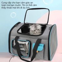 Túi vận chuyển thú cưng, balo đựng chó mèo size lớn- Tũn's House