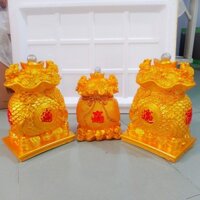 Túi vàng tiết kiệm tiền và nhẫn vàng