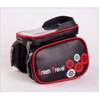 Túi vắt đôi khung xe đạp thể thao Green Travel