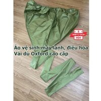 Túi vệ sinh máy lạnh miệng 1.7m ống dài 2.5m vải dù cao cấp tráng nhũ bạc không bám nước