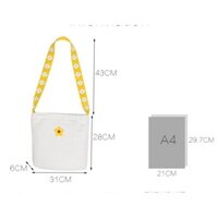 [TÚI VÍ MỚI] Túi tote vải bố đựng đồ canvas đeo chéo TITAOO TX326 - Thế giới quảng Châu 22