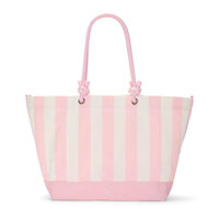 Túi Victoria's Secret Heritage Stripe Rope Handle Tote, Pink
