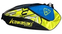 Túi Vợt Cầu Lông Kawasaki 2 Ngăn KBB-8665 Đen Xanh