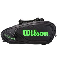 Túi Vợt Tennis Wilson Tour V9 Đen Xanh