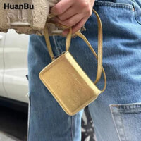 Túi vuông nhỏ Huan Bu dành cho nữ Túi đeo chéo mini nhỏ dễ thương của Hàn Quốc