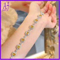 Túi vuông sang trọng nhẹ thời trang Vòng tay kim cương màu vàng hình gối M4336