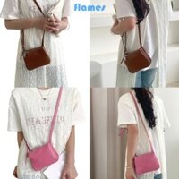 Túi xách bằng da PU đơn giản FL dành cho nữ Ví đeo vai tinh tế Túi đeo chéo nhỏ