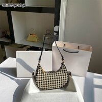 Túi xách BEIBAOBAO đeo vai họa tiết nanh sói dễ phối đồ