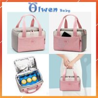 Túi Xách Bỉm Sữa Giữ Nhiệt Đa Năng Chống Nước Bảo Quản Bình Sữa Đựng Chứa Đồ Cho Mẹ Bé Đựng Đồ Cơm Văn Phòng