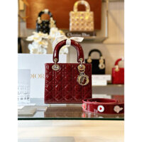 Túi xách cầm tay,đeo chéo size 20 DIOR LADY DA BÓNG