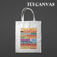 Túi Xách Canvas Sức Chứa Lớn - IN HÌNH TỈNH THÁI BÌNH - Thời Trang Tổi Giản Trong Bộ Sưu Tập Các Tỉnh Thành Việt Nam