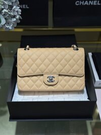 Túi Xách Cao Cấp Chanel Classic Khóa Bạc 25cm
