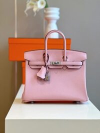 Túi Xách Cao Cấp Hermes Birkin Mix Phw Togo Nữ Màu Hồng 25cm