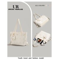 Túi xách cao cấp UR kèm Charm xinh xắn phong cách Âu Mỹ, thiết kế độc đáo, trẻ trung, sang trọng