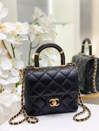 Túi Xách Chanel Mini Flap Bag Siêu Cấp Màu Đen 15x18cm