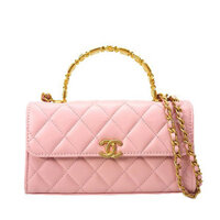 Túi Xách Chanel Shoulder Bag Pink With ...