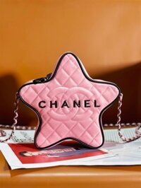Túi xách Chanel Star Satin – Màu Hồng đen