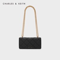 Túi Xách Charles & KEITH CK6 Phối Dây Xích Đính Đá Tranh Sơn Dầu Dễ Thương Cho Nữ10680924