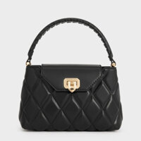 Túi xách CHARLES&KEITH nữ CK2-50782379 Túi Kelly kim cương dệt nữ