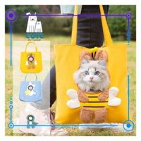 Túi Xách Chó Mèo Có Đầu Hóng Gió Vận Chuyển Thú Cưng Thiết Kế Cao Cấp Mùa Hè