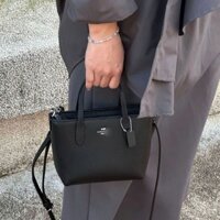 Túi xách COACH CITY MINI TOTE Signature Canvas✨Dư xịn fulltag code🫦Size mini siêu cưng,nhỏ gọn xinh xắn