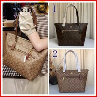 ♞Túi xách Coach Nữ Túi mua sắm thời trang thông thường Dung tích lớn Nguyên bản 100% Còn hàng 79609 24fw