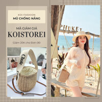 Túi Xách Cói Chole Cao Cấp, Set Túi Cói Mũ Phớt Cói Du Lịch Thời Trang