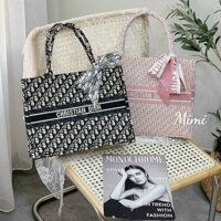 Túi xách công sở thổ cẩm, Gỏ xách size 35, 2 màu đen, hồng T10