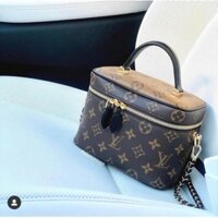 Túi xách cốp Lv Vanity hộp form chuẩn Hàng Super size 18 20 - Box nam châm 2 lớp