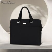 Túi xách da bò công sở đựng laptop 14inch, túi da đeo chéo nam nữ đựng tài liệu A4 IDIGO MB1 - 20000