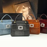 Túi xách da bò họa tiết vân trăn sang trọng sangtrọng xách tay thời trang tất cả các kết hợp túi đeo vai