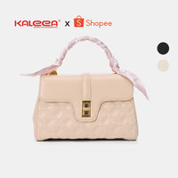 Túi Xách Da Nữ Kiểu Dáng Thời Trang, Sang Trọng, Quý Phái Size 23cm Màu Kem - Kaleea TX15