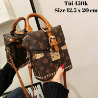 Túi xách da thời trang thương hiệu đeo chéo đeo vai dạng hộp cao cấp Nữ