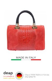 Túi xách da Ý Florence màu đỏ - 30x15x22 cm - 7002-Red DEEP38 www.yeuhangduc.vn sẵn sàng cho bạn