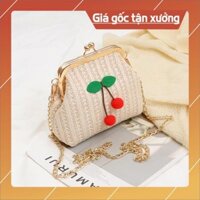 Túi xách đan sang trọng kểu Hàn Quốc 18cm