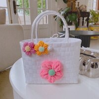 Túi xách Đan thủ công, giỏ xách nữ handmade