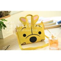 túi xách đeo chéo da PU hoạt hình gấu pooh disney