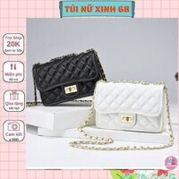 Túi xách đeo chéo đeo vai nữ thiết kế thêu 3 đường tinh tế thời trang Hàn Quốc siêu sang Tuinuxinh68 695
