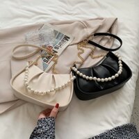 Túi Xách Đeo Chéo Đẹp, Túi Kẹp Nách Quai Ngọc Da Mịn Sang Chảnh Hot 2021 TX37 - hvt_store