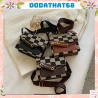 Túi xách đeo chéo nữ đẹp giá rẻ thời trang siêu hot bì thư kẻ ô Dodathat68 651