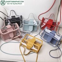 Túi xách đeo chéo nữ đẹp nhựa trong suốt MAURIS DC70