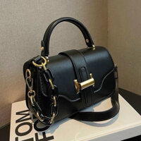 Túi Xách Đeo Chéo Nữ Khoá Chữ H Dây Da Phối Xích ( TH09 )