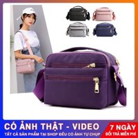 Túi xách đeo chéo nữ vải dù oxford chống nước phong cách Hàn Quốc siêu bền đẹp size 22cm TUI-24