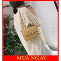 TÚI XÁCH ĐEO CHÉO TRẦN TRÁM KHÓA TRÒN SIÊU SANG