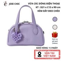 Túi xách đeo chéo vai nữ phối màu pastel nhẹ nhàng phù hợp đi học đi làm
