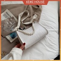 Túi xách đeo vai ngọc trai cao cấp, túi xách thời trang cho nữ style hàn quốc (Có Sẵn)