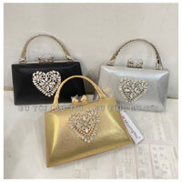 Túi xách đi tiệc sang trọng clutch cầm tay dự tiệc dáng cốp - đeo chéo giá tốt (clip thật)