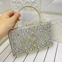 tui xách đính đá ,túi xách kim tuyến,túi xách cho mẹ trung niên đi tiệc tx241